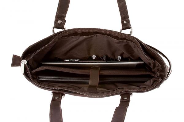 ALPENLEDER | Damen-Handtasche MIRANDA (schokobraun) MC891-s