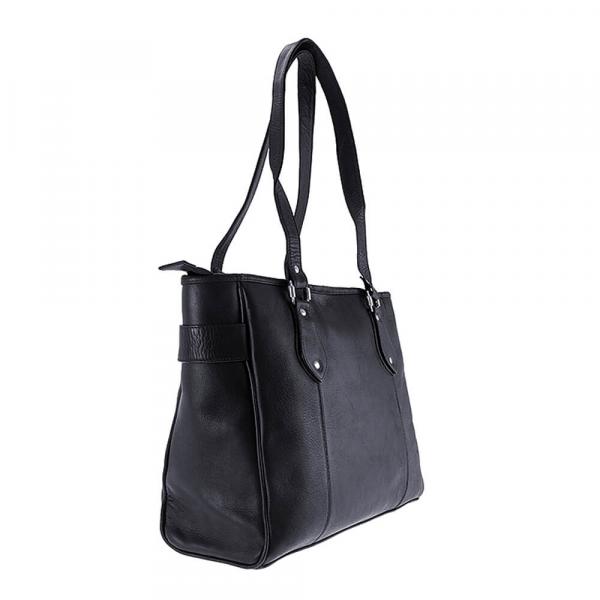 ALPENLEDER | Damen-Handtasche MIRANDA (schwarz) MC891-sw