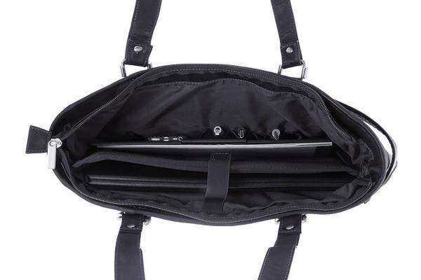ALPENLEDER | Damen-Handtasche MIRANDA (schwarz) MC891-sw