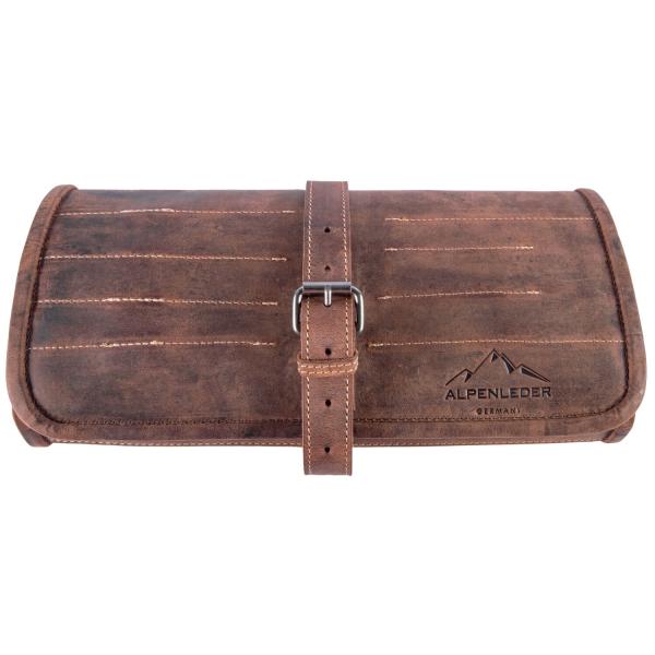 ALPENLEDER | Werkzeugrolle MONZA (old havanna) CG6060-oh