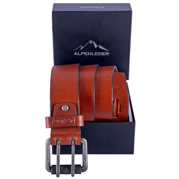 ALPENLEDER | Ledergürtel MOSEL cognac (CG6066-C)