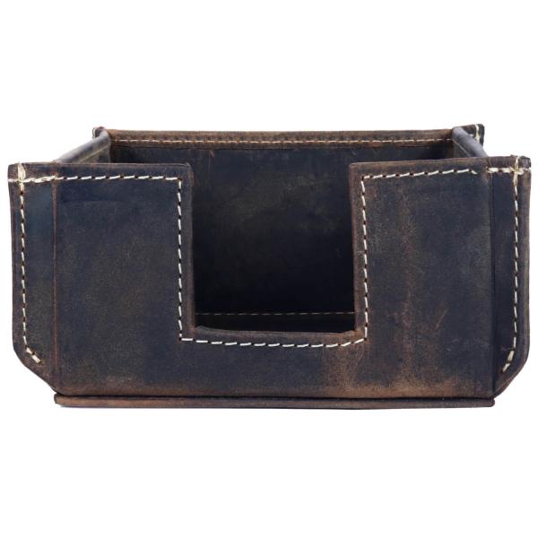 ALPENLEDER | Notizzettelspender PACKERL (old havanna) CG6076-oh