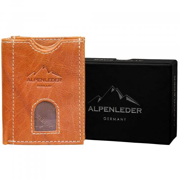 ALPENLEDER | Herrengeldbeutel POCKET cognac (CG8083-c)