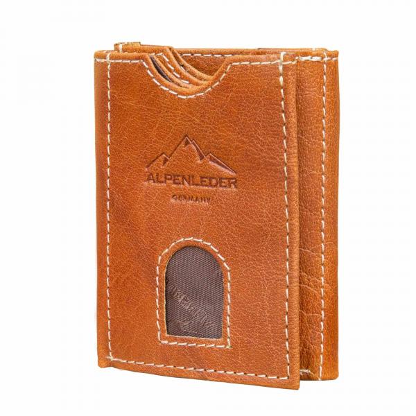 ALPENLEDER | Herrengeldbeutel POCKET cognac (CG8083-c)