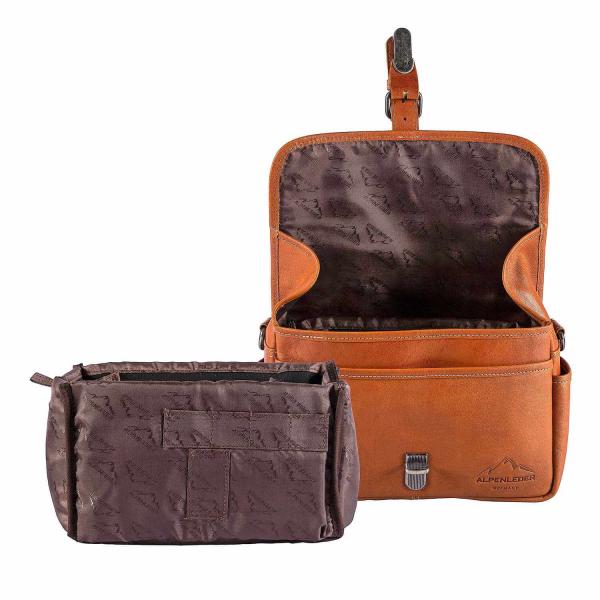 ALPENLEDER | Camera Case PRESSE Büffelleder cognac (CG2044-c)