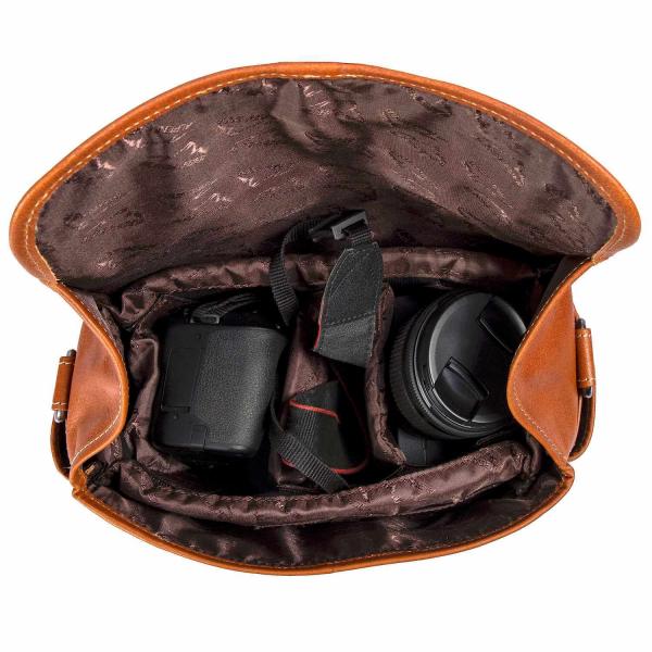 ALPENLEDER | Camera Case PRESSE Büffelleder cognac (CG2044-c)