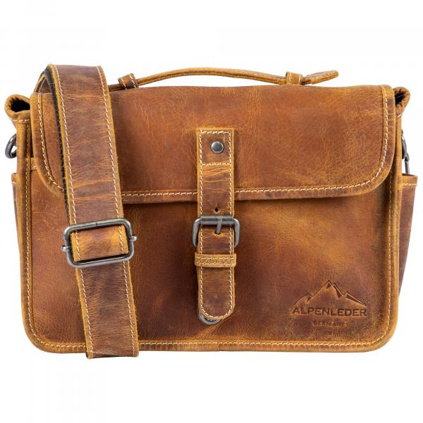 ALPENLEDER | Camera Case PRESSE wild camel (CG2044-wc)