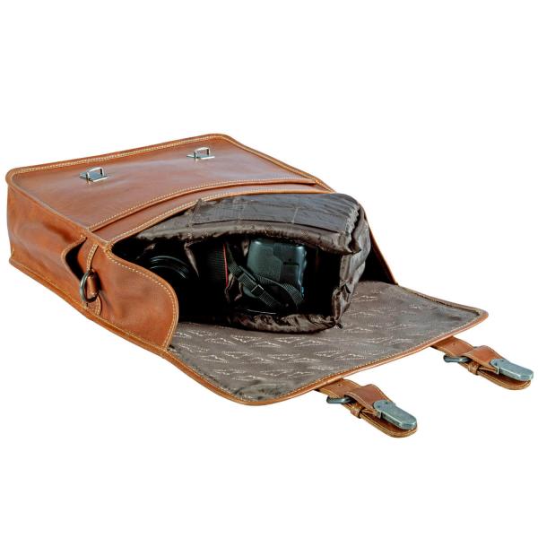 ALPENLEDER | Camera Case REPORTER (cognac)