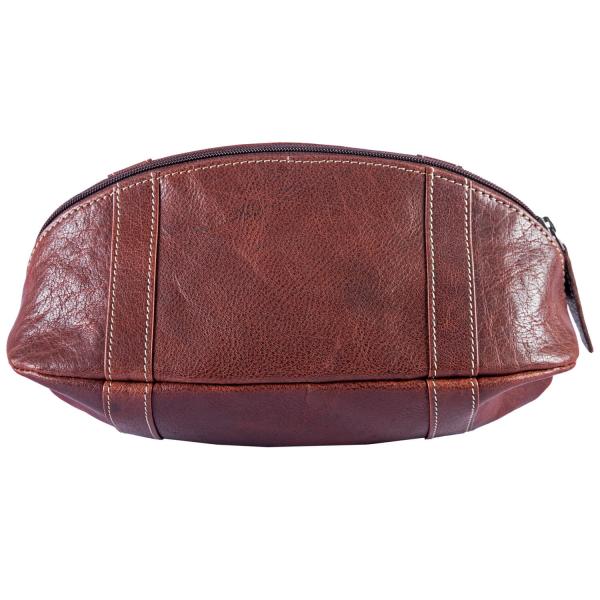 ALPENLEDER | Kulturtasche RUGBY (brandy) CG6058-b