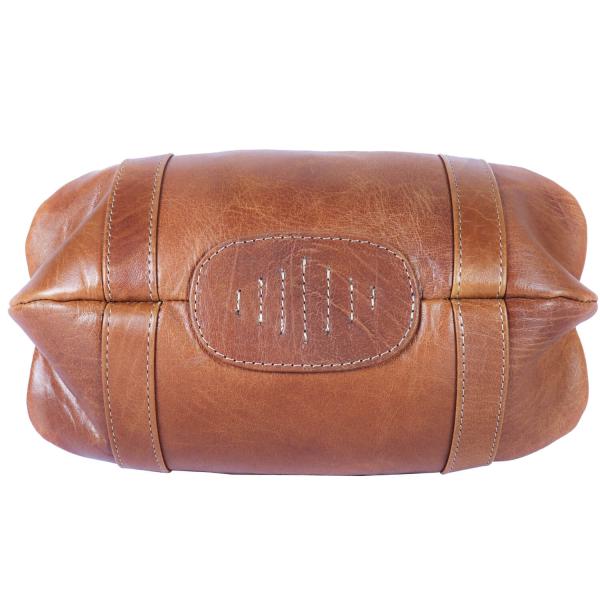 ALPENLEDER | Kulturtasche RUGBY (cognac) CG6058-c