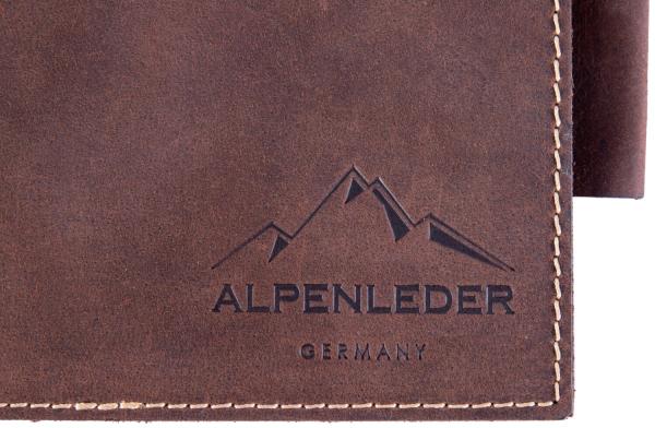 ALPENLEDER | Notizbuch DIN A5 SCHILLER (old havana) CG6056-oh