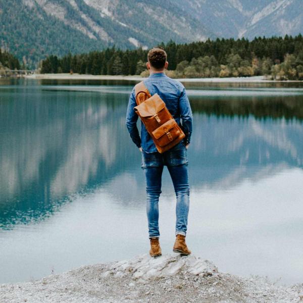 ALPENLEDER Rucksack SCRAMBLER cognac (CG114Ac)