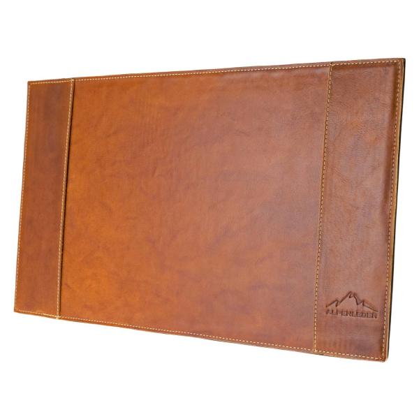 ALPENLEDER Schreibtischunterlage TIROL cognac (CG151-c)