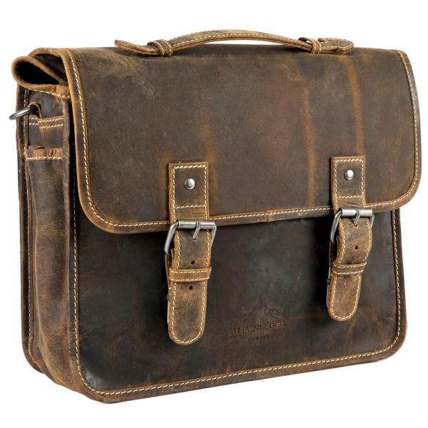 ALPENLEDER | Messenger Bag TOURER (old havanna) CG6068-oh