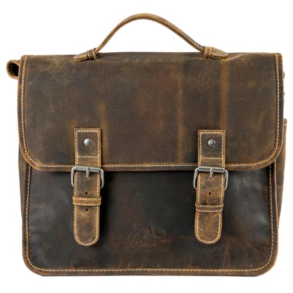 ALPENLEDER | Messenger Bag TOURER (old havanna) CG6068-oh