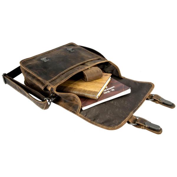 ALPENLEDER | Messenger Bag TOURER (old havanna) CG6068-oh