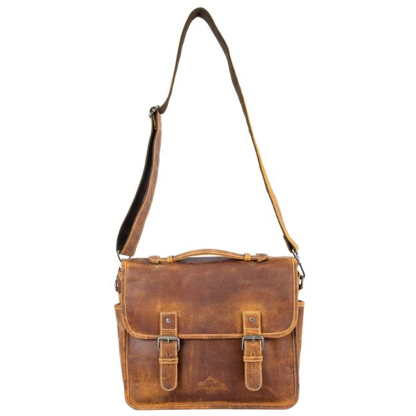ALPENLEDER | Messenger Bag TOURER (wild camel) CG6068-wc