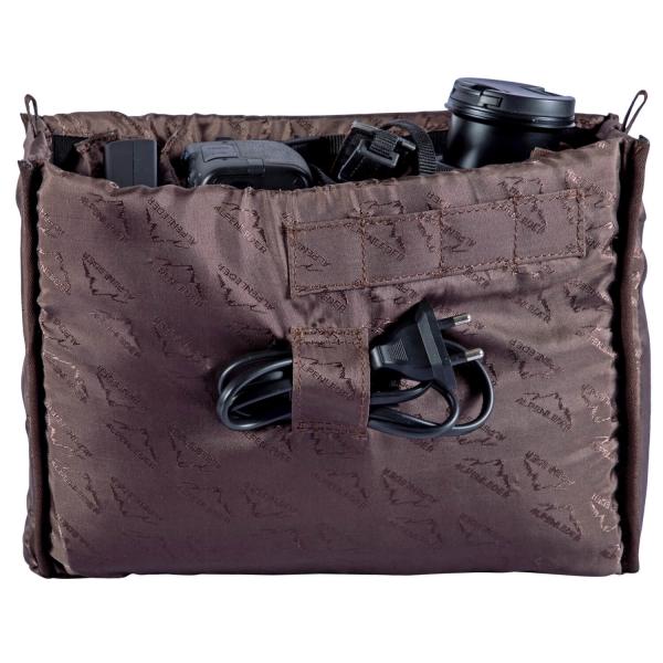 ALPENLEDER | Kameraeinsatz (braun) CG6070-b