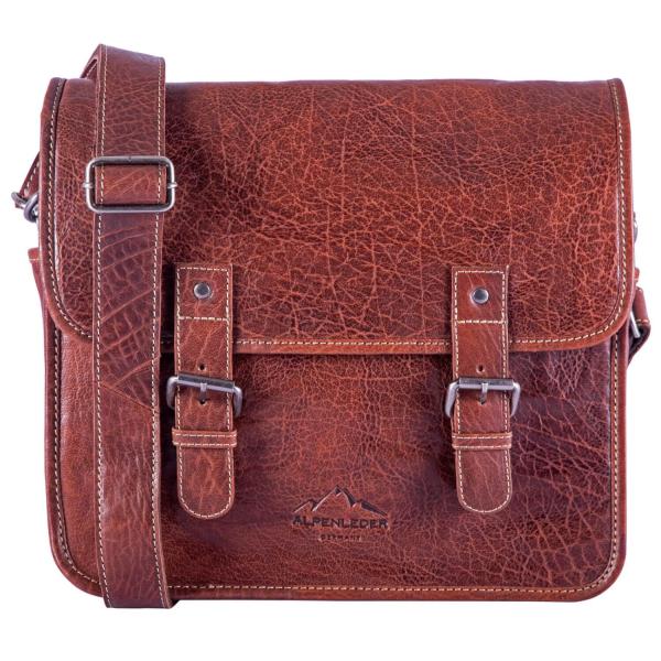 ALPENLEDER | Messenger Bag TOURER (brandy) CG6068-b