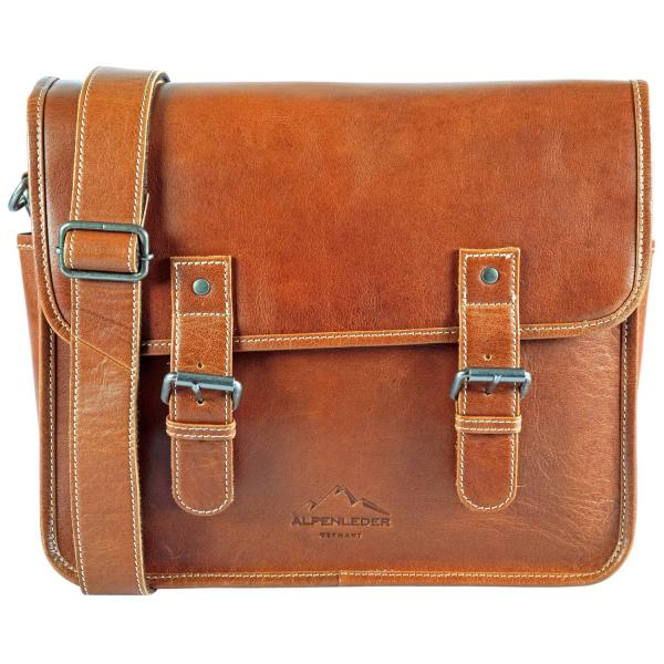 ALPENLEDER | Messenger Bag TOURER (cognac) CG6068-c