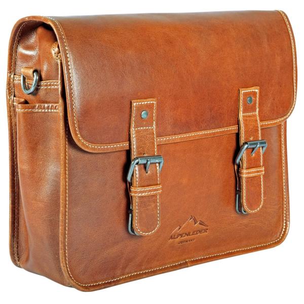 ALPENLEDER | Messenger Bag TOURER (cognac) CG6068-c