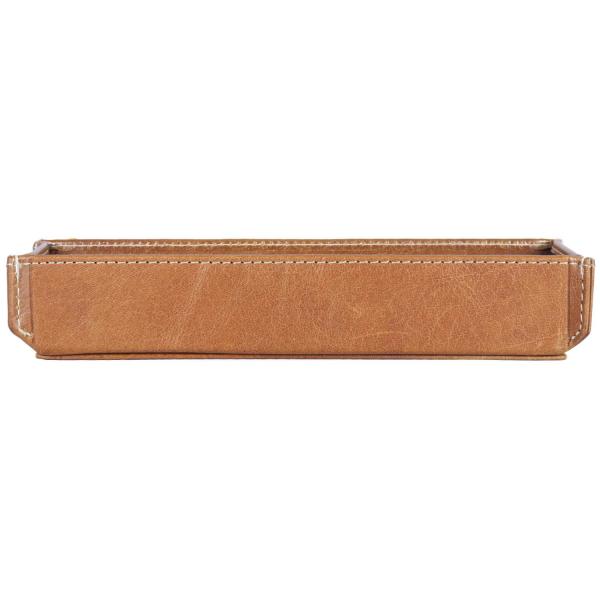 ALPENLEDER | Stifteschale ZENTA (cognac) CG6074-c