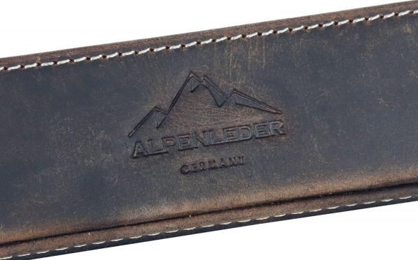 ALPENLEDER | Stifteschale ZENTA (old havanna) CG6074-oh