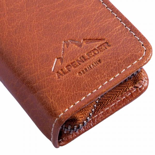 ALPENLEDER | Stifteetui ZWOA cognac (CG8084-c)