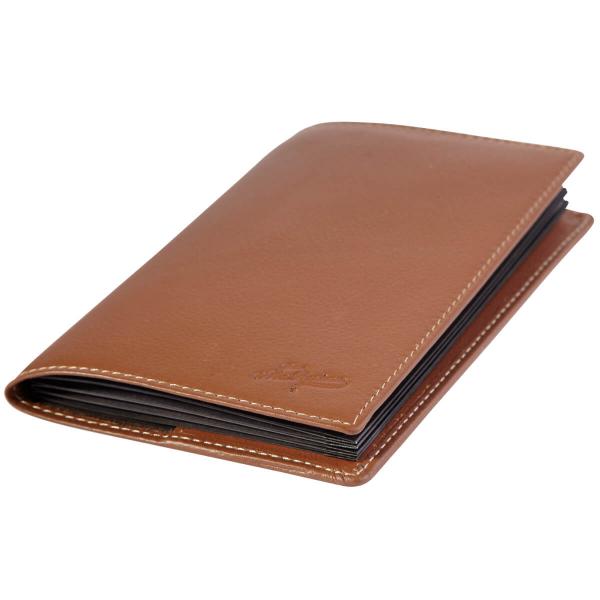 Ron McLaine Taschenkalender EASYfolder Set BOLOGNA naturbraun 2026