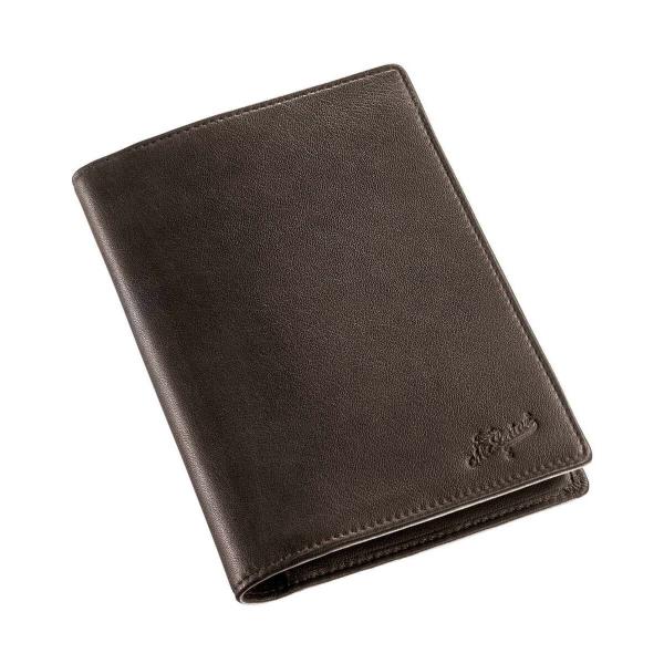 Ron McLaine Taschenkalender 2025 EASYfolder Set MAILAND Leder dunkelbraun