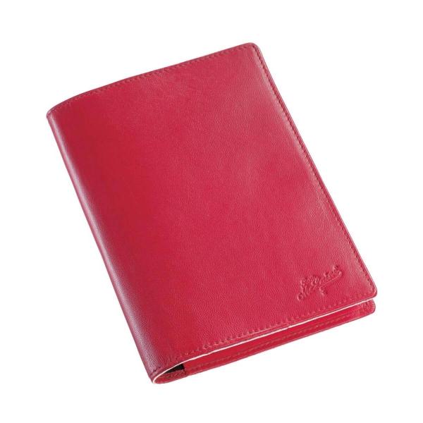 Ron McLaine Taschenkalender 2025 EASYfolder Set MAILAND Leder rot