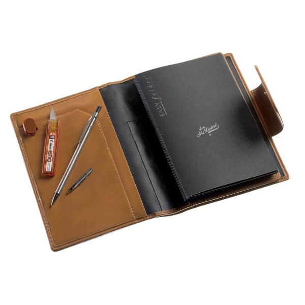 Ron McLaine Taschenkalender 2025 EASYfolder Set ROM Leder hellbraun