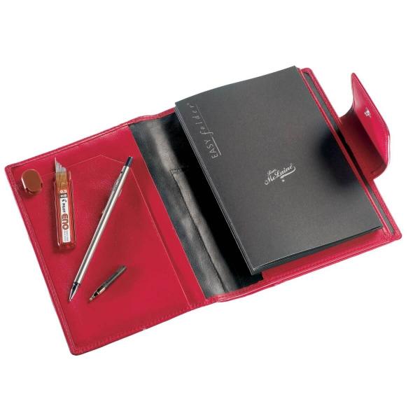 Ron McLaine Taschenkalender 2025 EASYfolder Set ROM Leder rot
