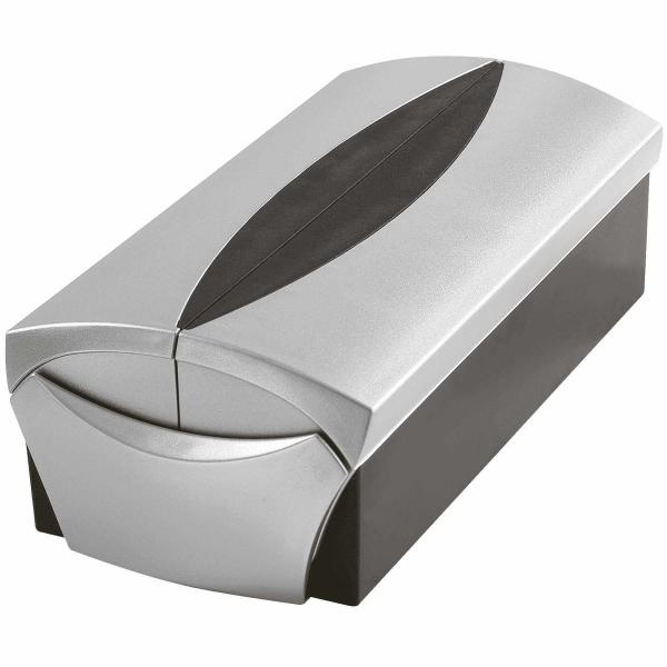 HAN | Visitenkartenbox DELTA Silber Edition (2755-77D)