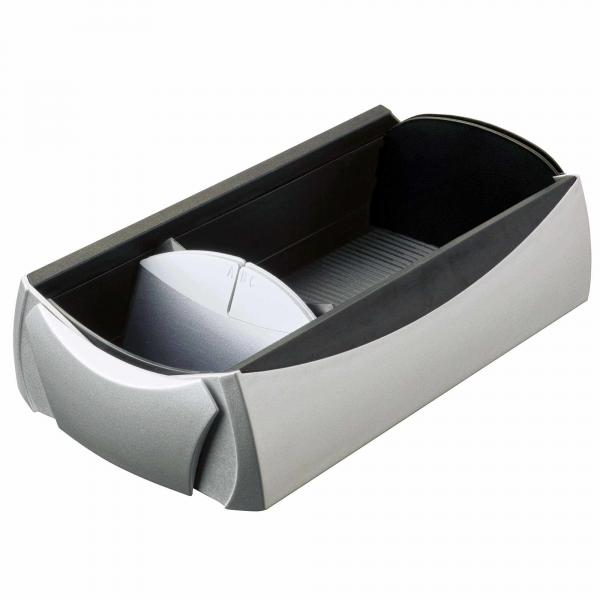 Preview: HAN | Visitenkartenbox DELTA Silber Edition (2755-77D)