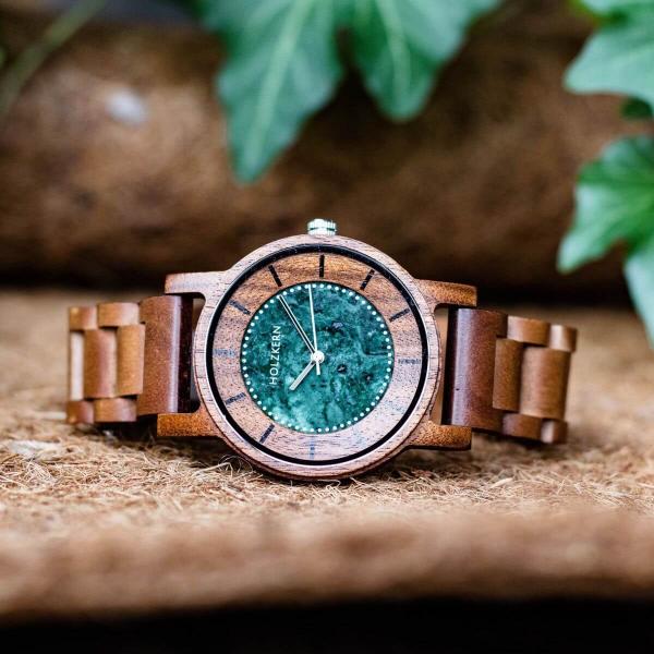 HOLZKERN Abel Limited Edition Damen Herren Holzarmbanduhr