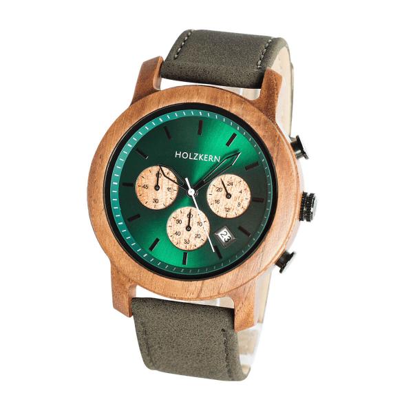 HOLZKERN Baumkrone Waldlauf Herren Chronograph