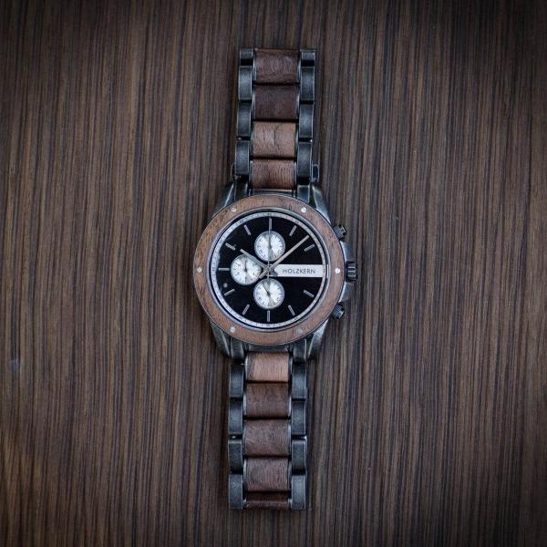 HOLZKERN Bors Camelot Herren Chronograph