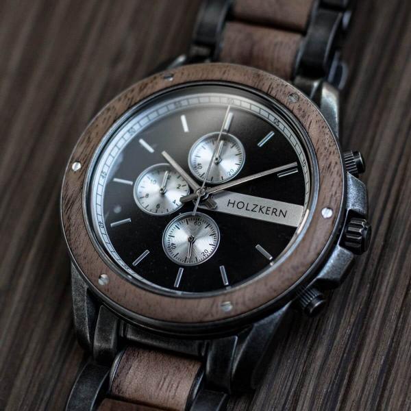 HOLZKERN Bors Camelot Herren Chronograph