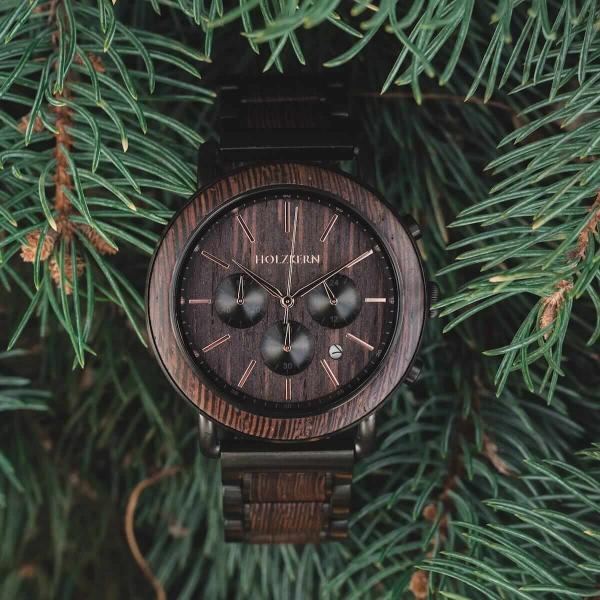 HOLZKERN Colima Volcano Herren Chronograph