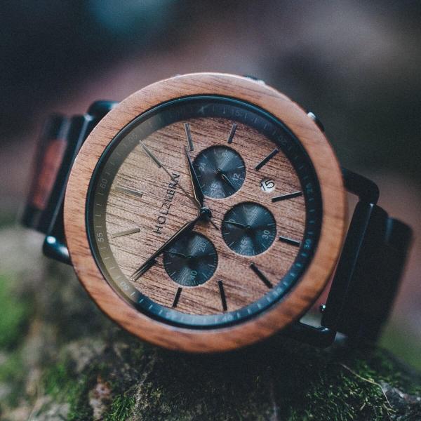 HOLZKERN Dämmerung Horizont Herren Chronograph