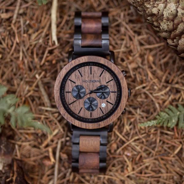 HOLZKERN Dämmerung Horizont Herren Chronograph