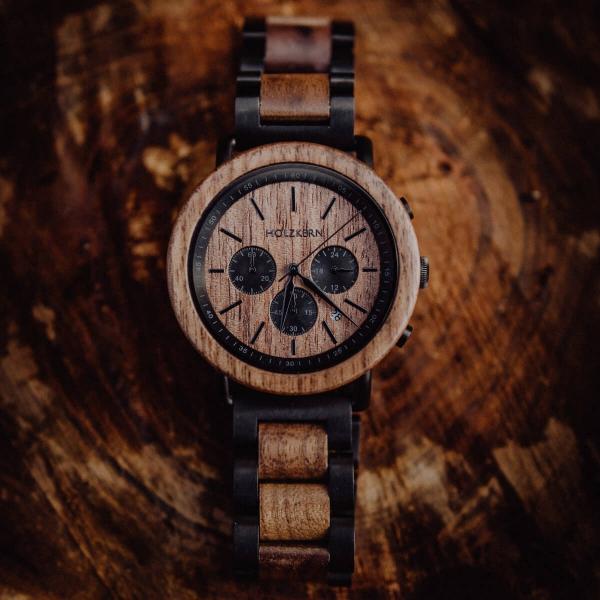 HOLZKERN Dämmerung Horizont Herren Chronograph