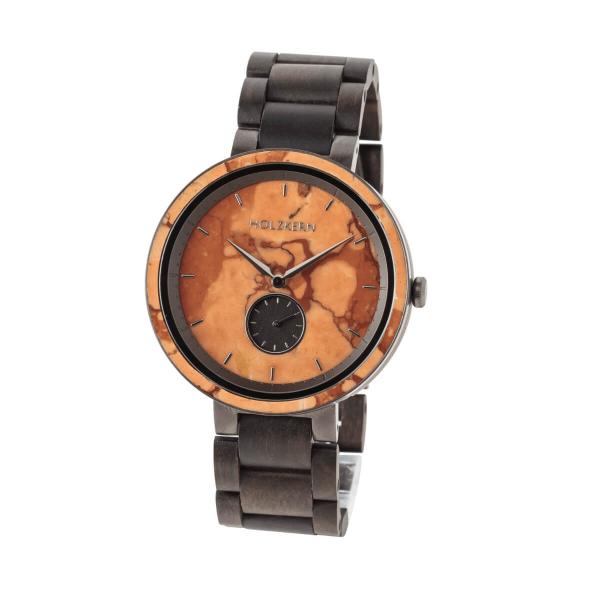 HOLZKERN Fire Limited Edition Herren Holzarmbanduhr