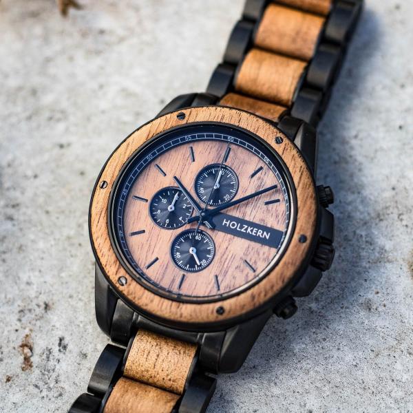 HOLZKERN Galahad Camelot Herren Chronograph