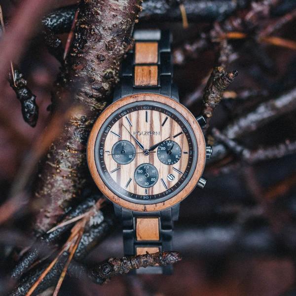 HOLZKERN Halbdunkel Horizont Damen Chronograph