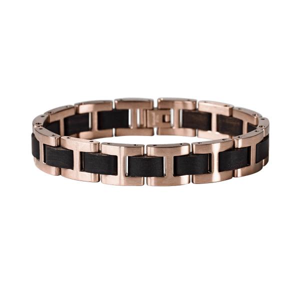 HOLZKERN Armband Acoustic Leadwood Roségold