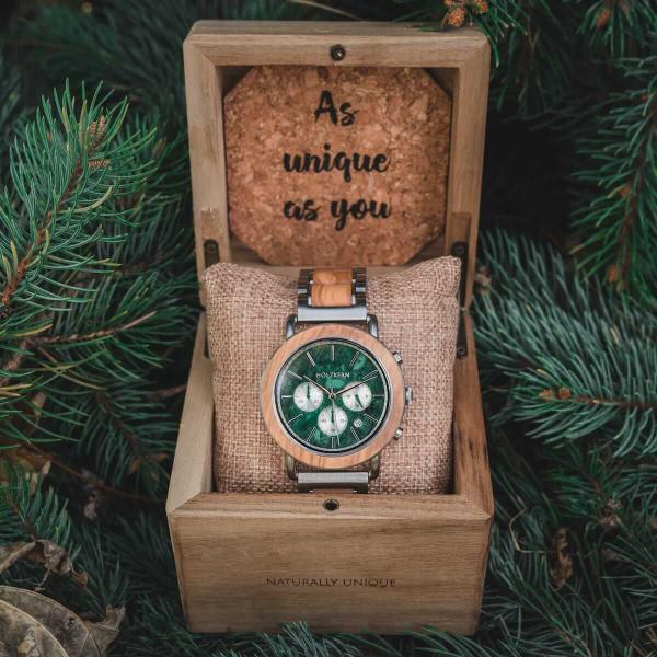 HOLZKERN Mayon Volcano Herren Chronograph