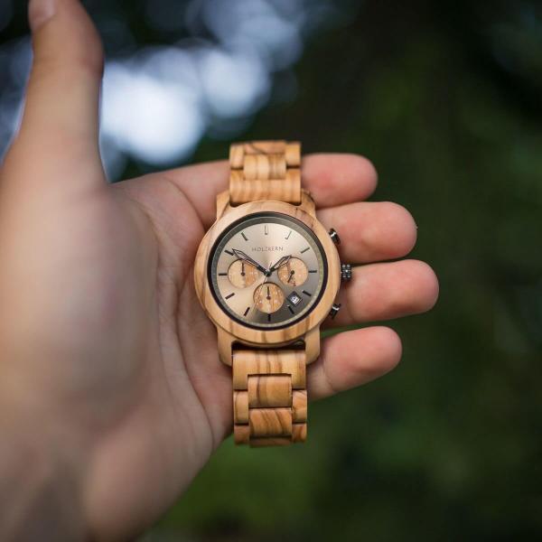 HOLZKERN Nebelwald Waldlauf Herren Chronograph