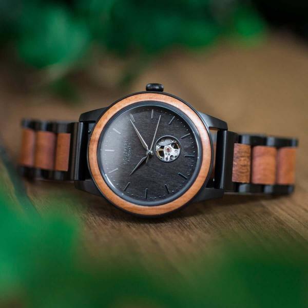 HOLZKERN Panama Skyline Damen Automatikuhr